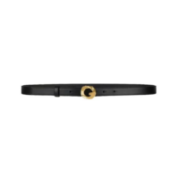 Cintura in pelle con fibbia G-Chain