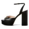 SANDALO DONNA CON PLATEAU E MORSETTO