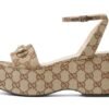 SANDALO DONNA FLATFORM CON MORSETTO