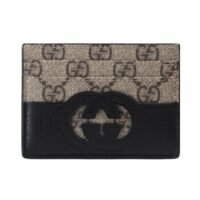 PORTACARTE CON DETTAGLIO CUT-OUT INCROCIO GG