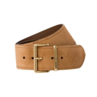Cintura in pelle scamosciata