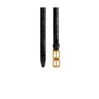 CINTURA BB HOURGLASS SOTTILE DA DONNA IN NERO