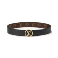 Cintura LV Circle 35 mm reversibile