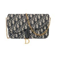 Pochette Saddle con catena