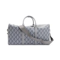 Borsone Dior Lingot 50 CD Diamond Grigio 2022 con Tracolla
