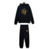 Tracksuit Denim Tears Monogram Black Gold Hoodie