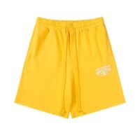 Shorts Denim Tears African Diaspora Logo Yellow