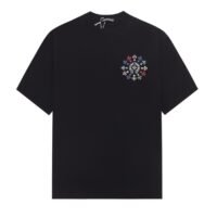 T-shirt Chrome Hearts Multicolor Cross Wreath Black CH028