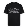 T-shirt Louis Vuitton Calligraphy Studded Black LV025